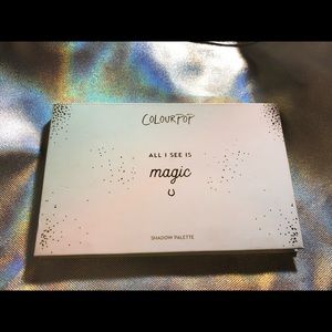 GENTLY USED ALL I SEE IS MAGIC COLOURPOP PALETTE